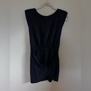 Free People Black Sleeveless Mini Dress